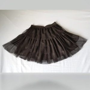 Cute, Flirty, and Fun Tiered Black Tulle Skirt